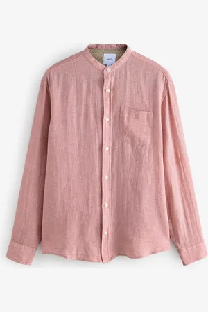 Next Cotton Linen Blend Long Sleeve Shirt2X-L