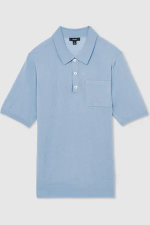 Reiss Nelson Patch Pocket Knit Polo ShirtM