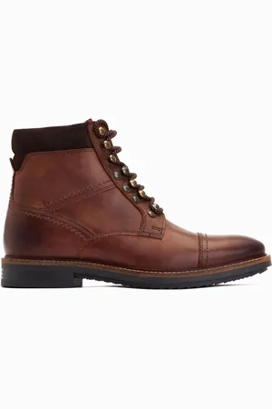 Base London Ashland Lace Up Toe Cap BootsEU 44 (UK 10)