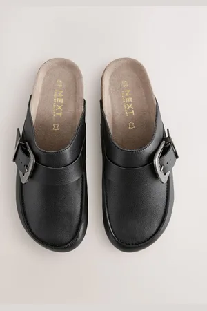 Next Forever Comfort Leather Buckle Foodbed ClogsEU 43 (UK 9)