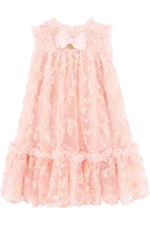 Angels Face Pink Tilly Sequin Flower Tulle Dress98104 cm
