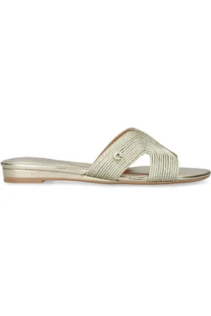 Carvela Chrome Gala Mule Jewel SandalsEU 38 (UK 5)