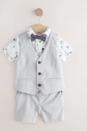 Next Waistcoat/Shirt/Shorts & Bow Tie Set (3mths-9yrs)122128 cm