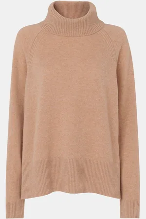 Whistles Kaszmirowy sweter z golfemL