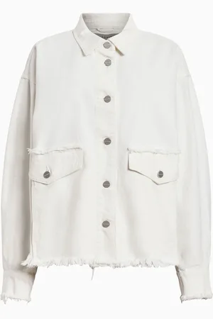 AllSaints AllSaints Hettie Fray 100% Cotton ShacketM