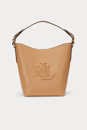 Ralph Lauren Witley Leather Logo Bucket BagJeden