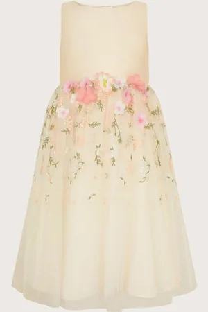 Monsoon Maggie 3D Floral Print Dress152158 cm