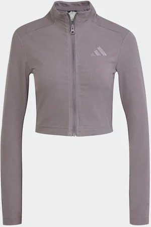 adidas Lounge Rib Zip Long Sleeve Jacket20-22