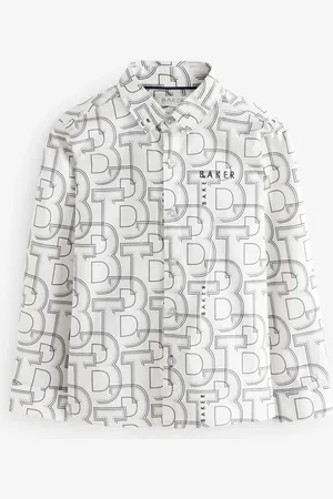 Ted Baker Biała koszula z nadrukiem7 lat (122 cm)