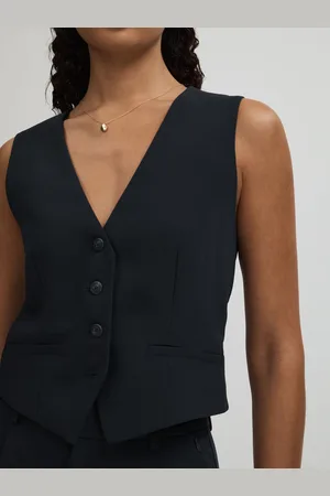GOOD AMERICAN Single Breasted WaistcoatXL