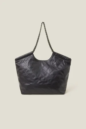 Accessorize Chain Strap Faux Leather Shoulder BagJeden
