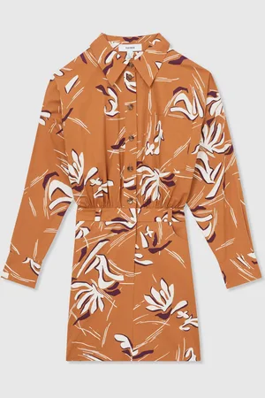 Reiss Valia Cotton Printed Shirt Dress32
