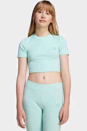 adidas Ribbed Crop T-Shirt134140 cm