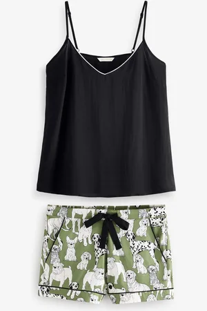Cyberjammies Cami and Dog Print Shorts Set42