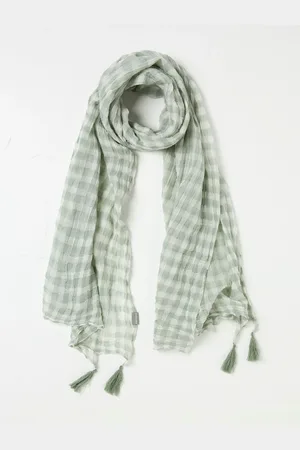 Fat Face 100% Cotton Gingham Lightweight ScarfJeden