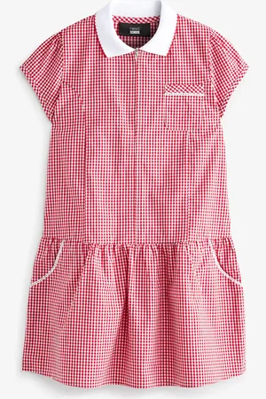 Next Zip Front Cotton Rich Gingham School Dress (3-14yrs)11 lat (146 cm)