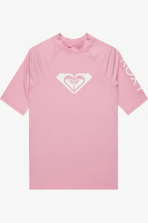 Roxy Wholehearted Short Sleeve Logo Rash Vest140146 cm