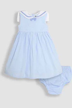 JoJo Maman Bébé Sailor Stripe Party Dress5662 cm