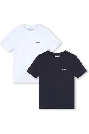 HUGO BOSS Zestaw 2 koszulek z logo na piersi10 lat (140 cm)