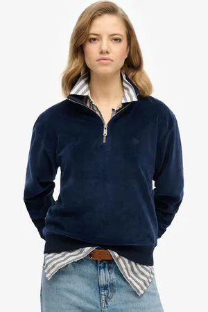 Superdry Velour Half Zip Jumper44