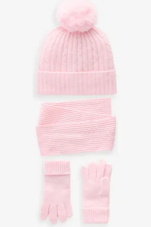 Next Cable Hat, Gloves and Scarf Set (3-16yrs)3