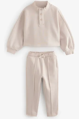 Ted Baker Cream Straight Leg Zip Through and Joggers Set128134 cm