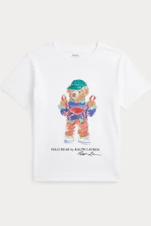 Ralph Lauren Boys Polo Bear Graphic Cotton Jersey T-Shirt116122 cm