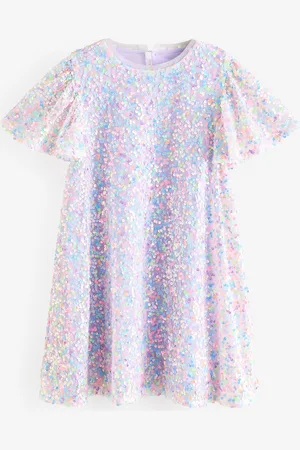 Next Angel Sleeve Sequin Party Dress (3-16yrs)12 lat (152 cm)