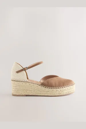 Next Forever Comfort Closed Toe Platform Espadrille Wedges3.5 EU 36