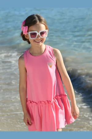 Angels Face Pink Navigator Printed Wings Dress116122 cm