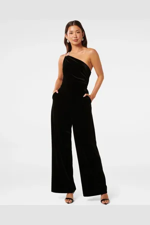 Forever New Costanza Diamante Velvet Jumpsuit42