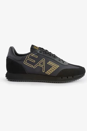 EA7 Emporio Armani Heritage Logo Black TrainersEU 45 (UK 11)