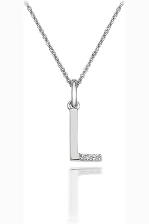 Hot Diamonds Silver Micro Initial Pendant NecklaceJeden