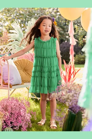 Next Shirred Ruffle Party Dress (3-16yrs)104110 cm