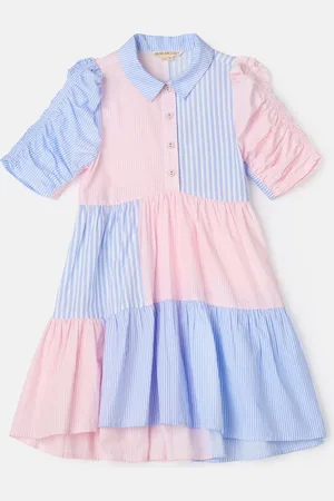 Angel & Rocket Frankie Mix Stripe Shirt 100% Cotton Dress10 lat (140 cm)
