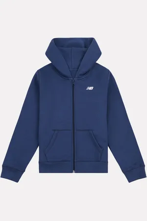 New Balance Boys Brush Back Small Logo Zip Hoodie12