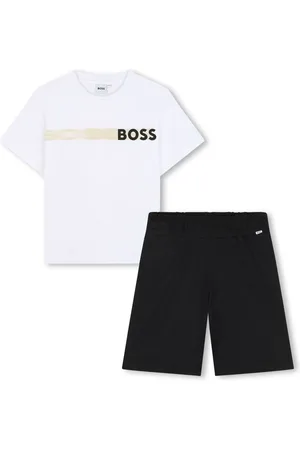 HUGO BOSS Logo Short Sleeve T-Shirt & Short Loungewear Set166168 cm