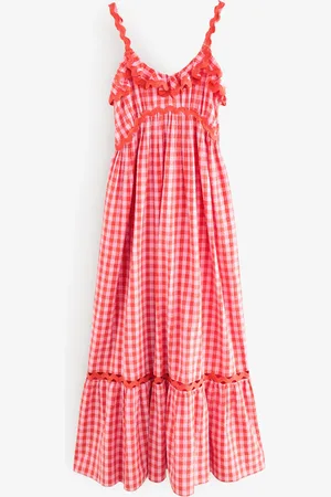 Next 100% Cotton Textured Tiered Maxi Dress40