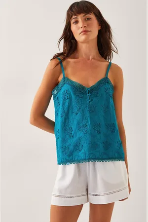 Monsoon Rosie Embroidered Cami TopS