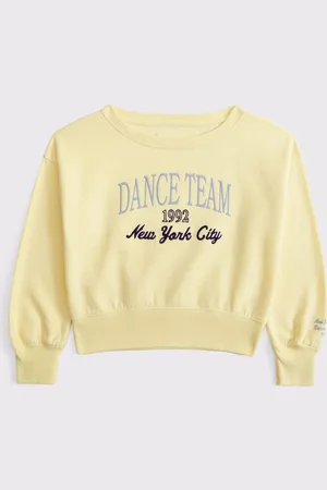 Abercrombie & Fitch Off Shoulder Graphic Jersey Sweatshirt122128 cm