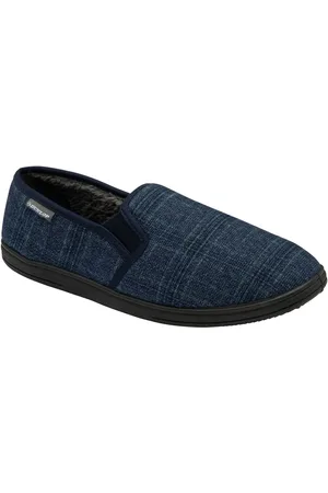 Dunlop Mens Twin Gusset Full SlippersEU 44 (UK 10)