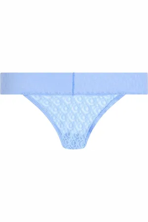 Calvin Klein Logo Lace Trim Low Rise Bikini BriefsS
