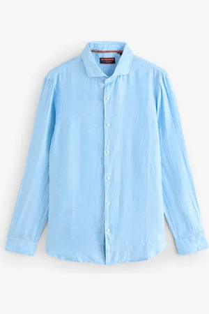 Superdry Wakacyjna koszula z długim rękawem, w 100% z lnuX-Large