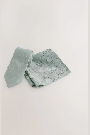 Next 100% Silk Tie and Pocket Square SetJeden