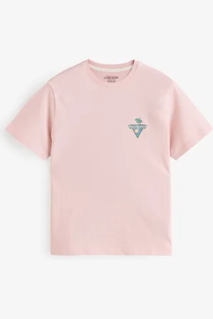 Guess Oversized Fit Palm Logo 100% Cotton T-ShirtXL