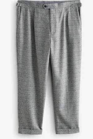 Next Slim Fit Textured Herringbone Suit Trousers38W x 29L (UK 38 S)