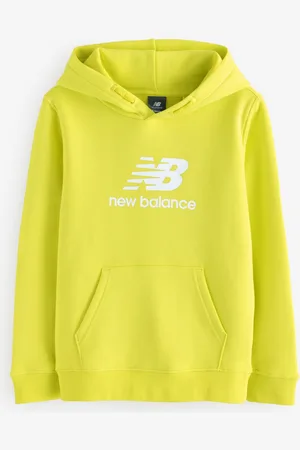 New Balance Boys Brush Back Stacked Logo Hoodie7