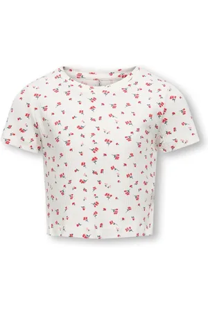 ONLY Red Short Sleeve Floral Printed T-Shirt110116 cm