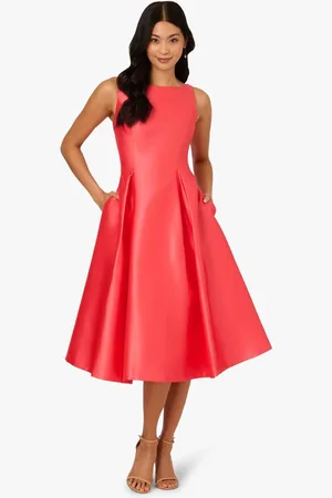 Adrianna Papell Sleeveless Tea Length DressEU 46 (UK 18)
