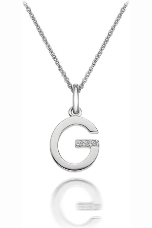 Hot Diamonds Silver Micro Initial Pendant NecklaceJeden